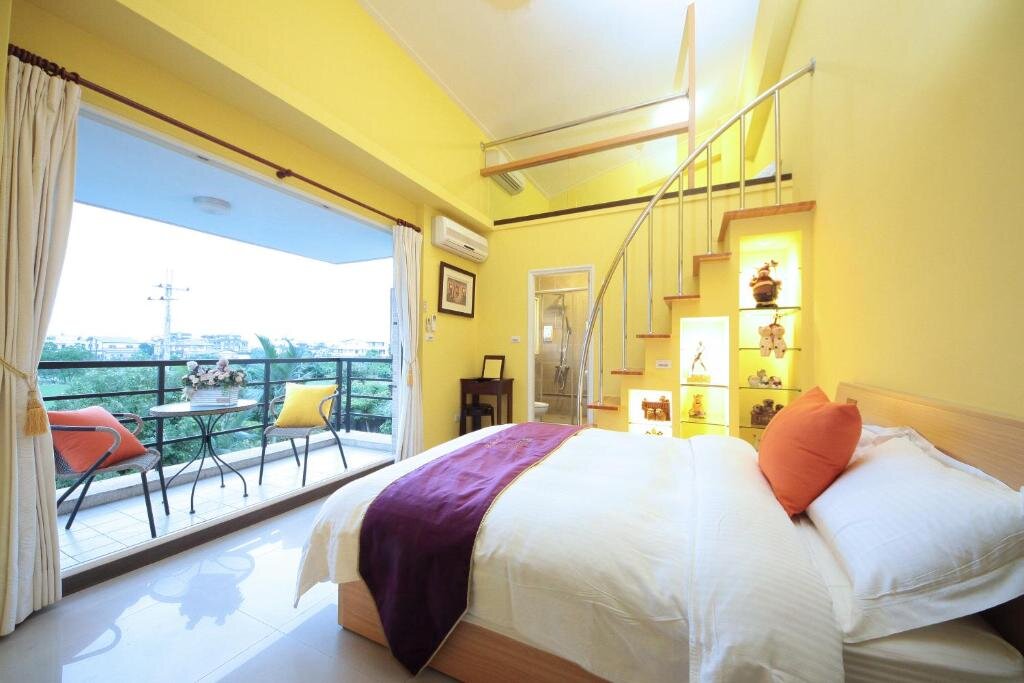 Standard Familie Zimmer mit Balkon Yue Ya Guan Homestay