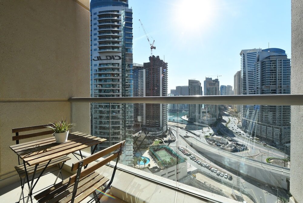 Апартаменты BBL - Stylish 1BR with balcony in Marina