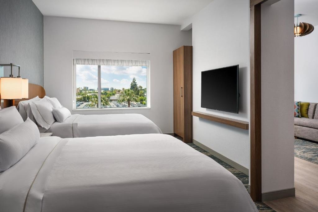 Двухместный люкс c 1 комнатой с красивым видом из окна Element Anaheim Resort Convention Center