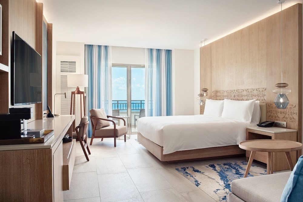 Двухместный номер Deluxe с балконом и с видом на океан JW Marriott Cancun Resort & Spa