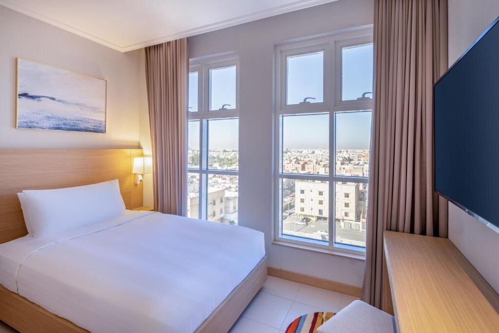 Люкс с 2 комнатами с видом на город Residence Inn by Marriott Dammam