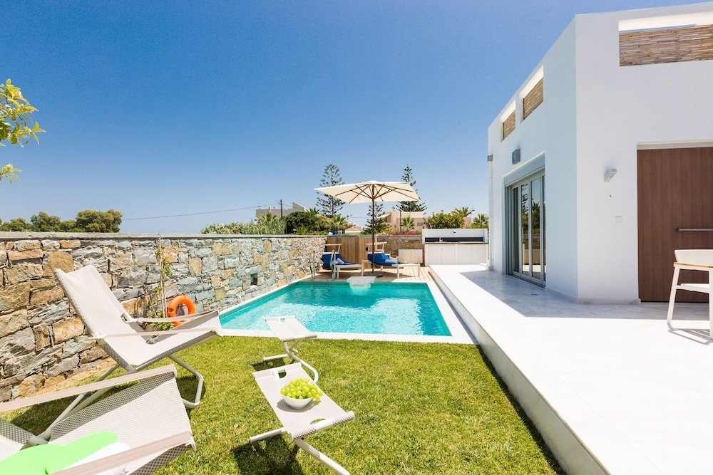 Вилла с 2 комнатами с видом на море Thalasses Villas Rethymno