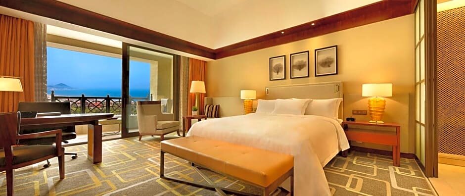 Habitación doble Estándar con vista al océano Hilton Qingdao Golden Beach - Beer Halls
