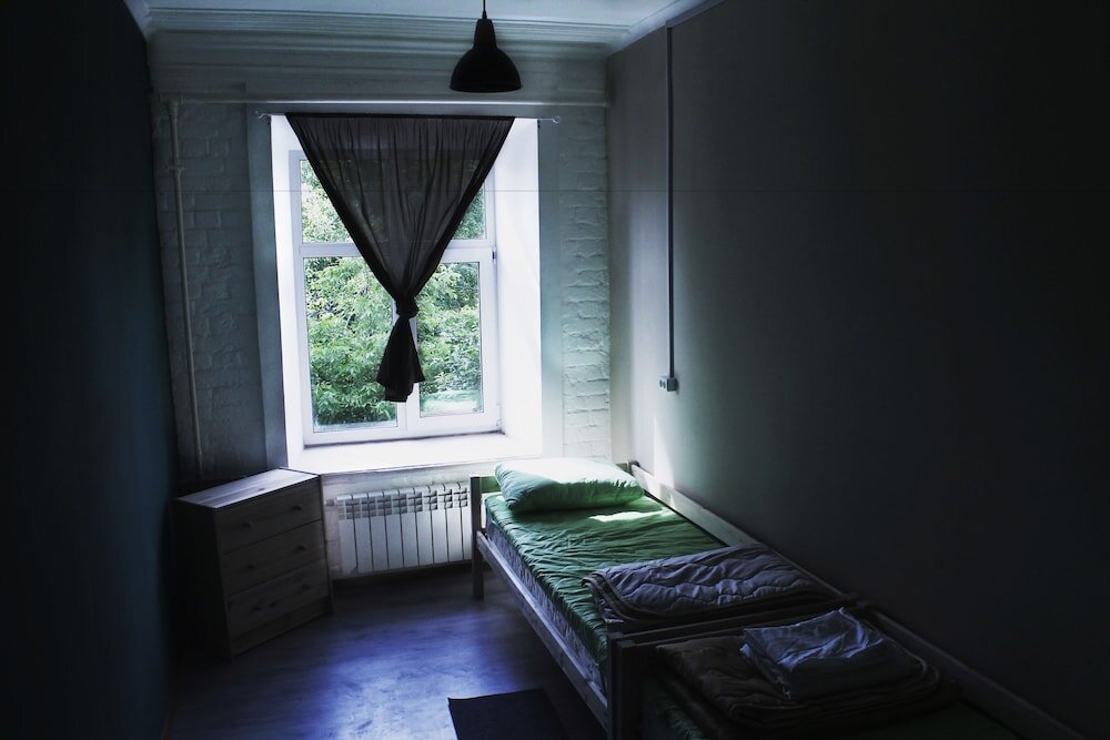 Кровать в общем номере Жилые помещения Nice Alekseevskaya