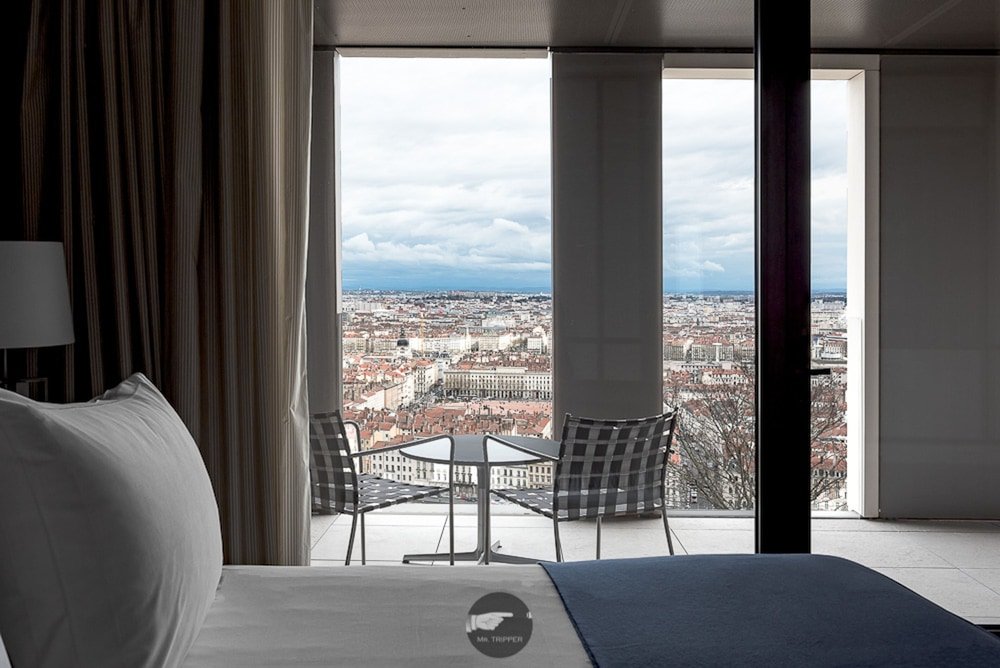 Standard Zimmer mit Balkon und mit Stadtblick Villa Maïa