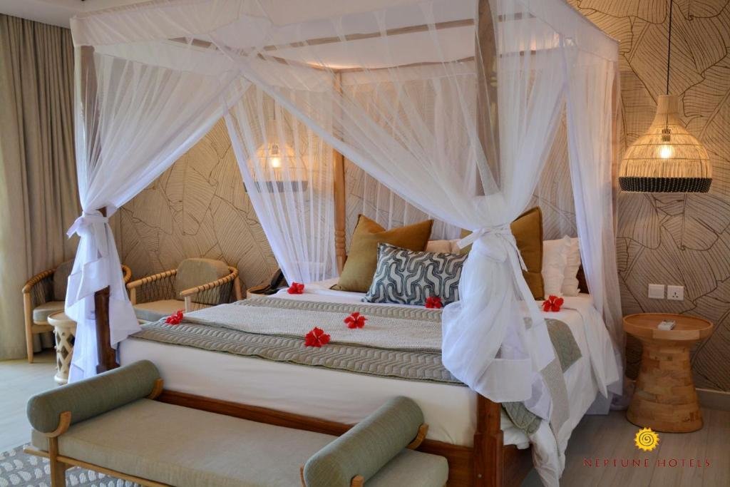 Двухместный номер Deluxe с красивым видом из окна Neptune Pwani Beach Resort & Spa Zanzibar