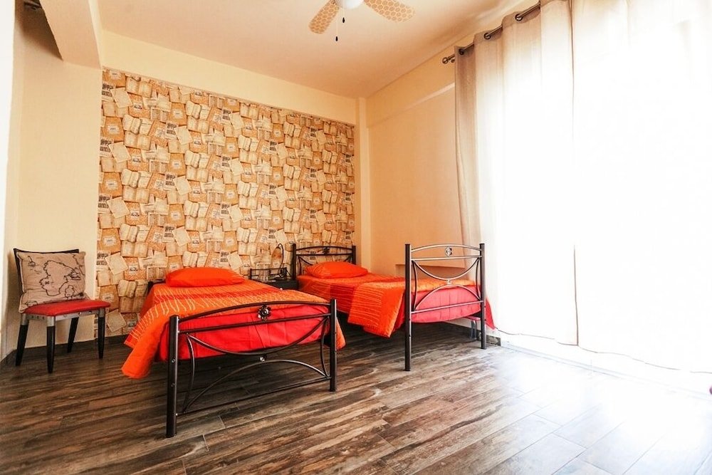 Standard Doppel Zimmer mit Balkon und mit Blick auf den Park Nomads Meteora