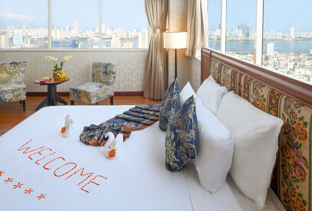 Deluxe Doppel Zimmer mit Flussblick Muong Thanh Luxury Song Han Hotel