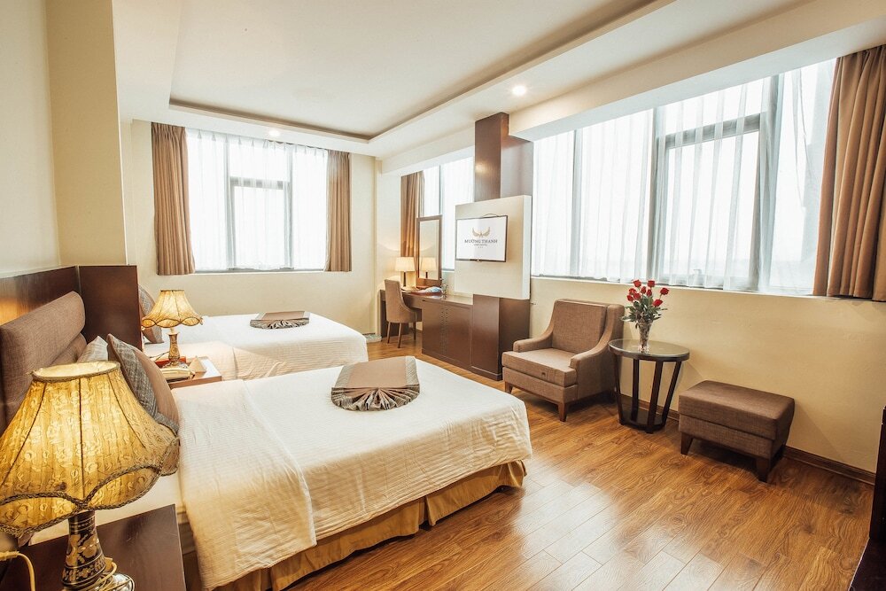 Deluxe Doppel Zimmer mit Balkon Muong Thanh Vinh Hotel