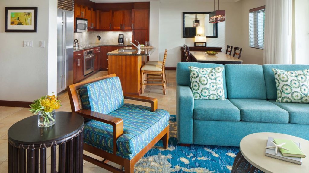 Вилла с 2 комнатами с видом на окрестности Marriott's Kauai Lagoons