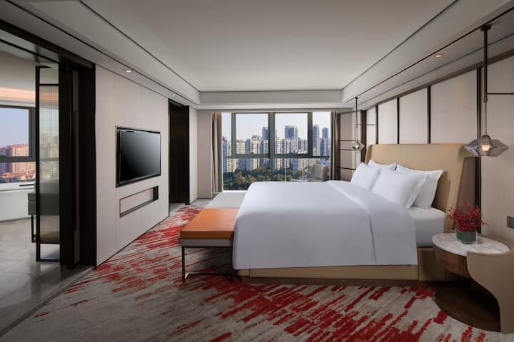 Premier double suite Vue sur la rivière Ramada by Wyndham Hengyang Zhengxiang