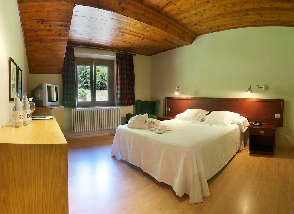 Standard Doppel Zimmer mit Bergblick Hotel Manantial- Balneari Caldes de Boi