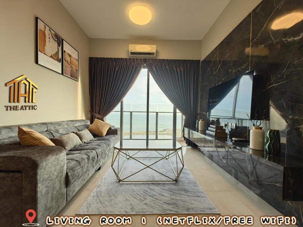 Люкс Deluxe Attic Home Melaka Silverscape Residence & Jonker