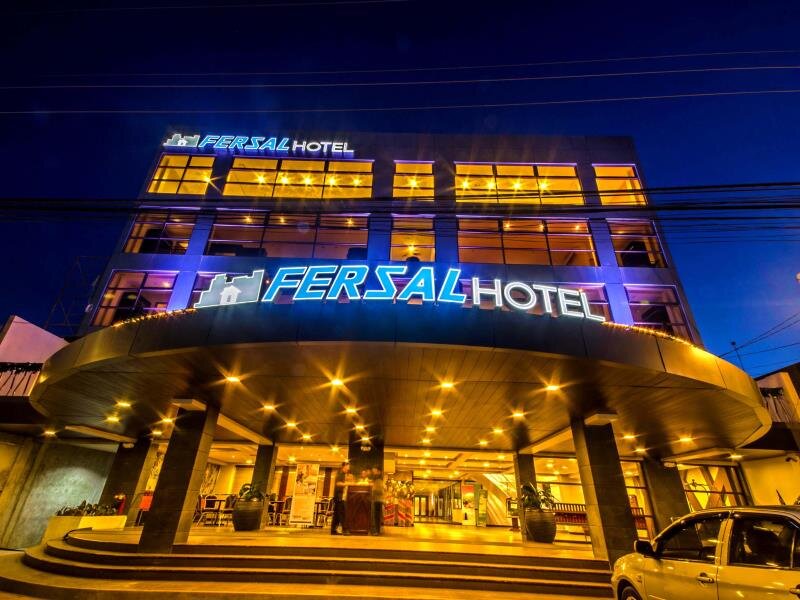 Кровать в общем номере Fersal Hotel - Puerto Princesa
