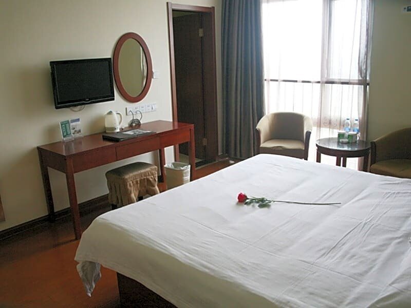 Deluxe chambre GreenTree Inn Jiangsu Yangzhou South Yangtze River Road University City Express Hotel