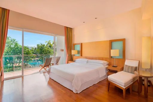 Suite 1 Schlafzimmer mit Blick auf die Bucht Sheraton Hua Hin Resort And Spa Hotel