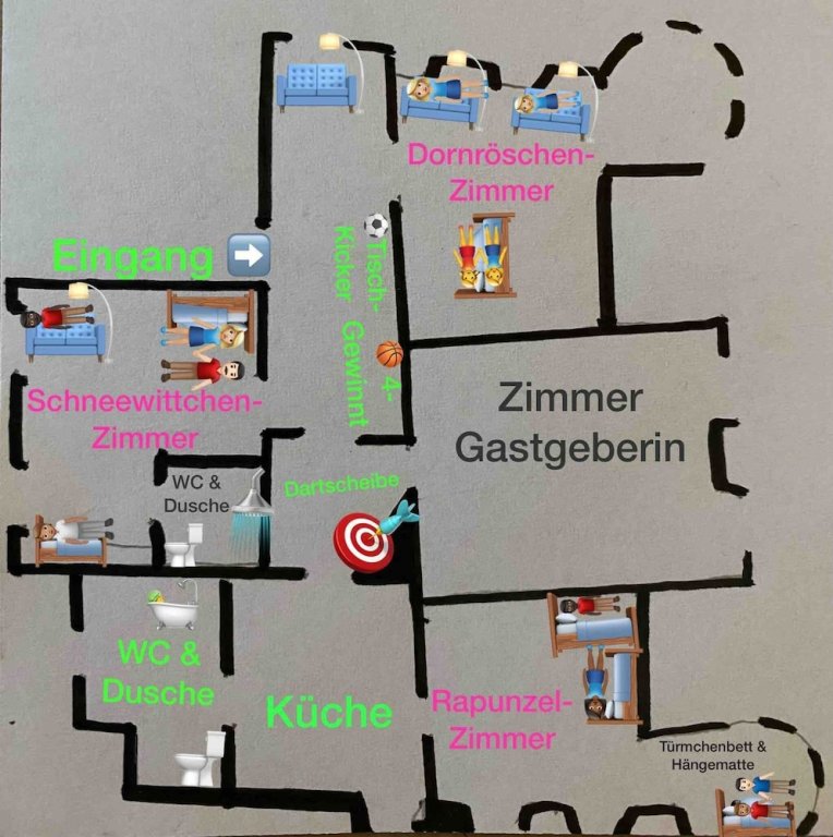 Standard Zimmer Room in Apartment - Allgauer Festwoche 150m Entfernt