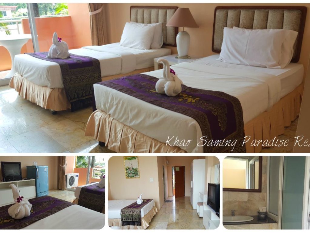 Supérieure double chambre avec balcon et Avec vue Khao Saming Paradise Resort