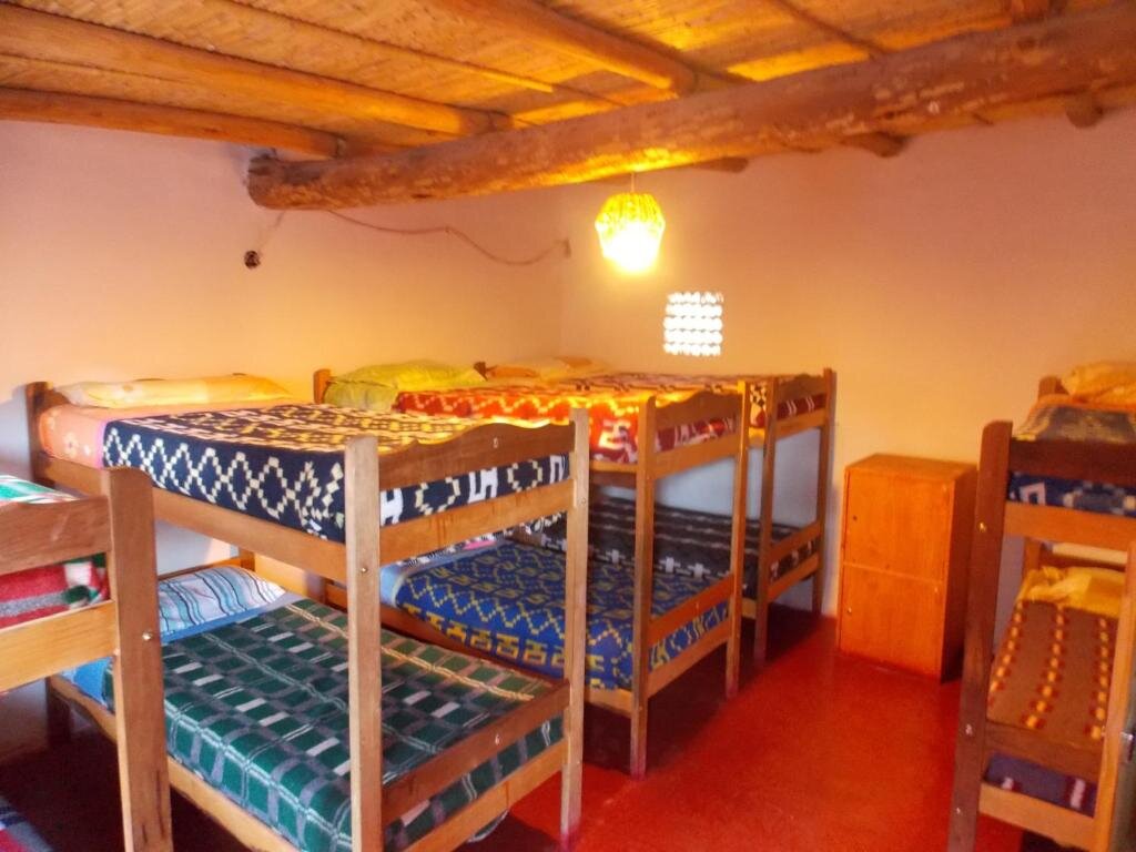 Кровать в общем номере Hostel Waira