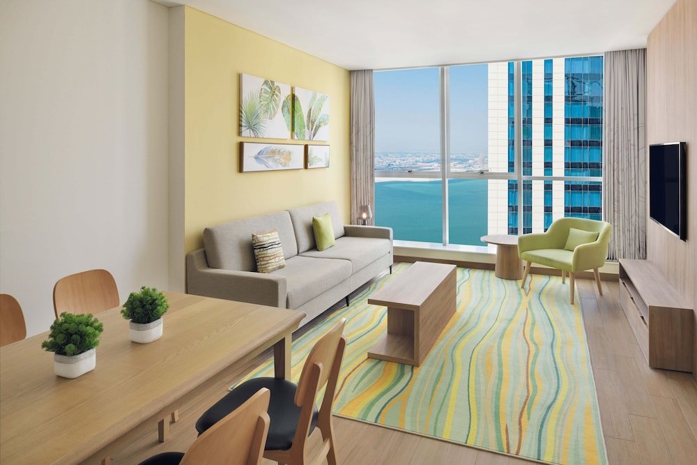 Апартаменты c 1 комнатой с частичным видом на море Element by Westin City Center Doha