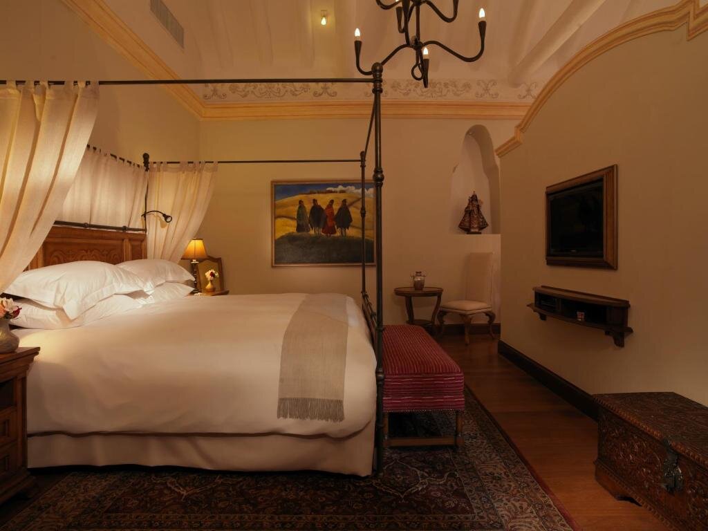 Suite 1 camera da letto Palacio Nazarenas, A Belmond Hotel, Cusco