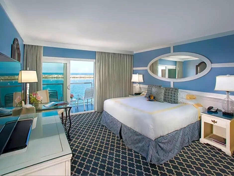 Номер Standard с видом на океан The Portofino Hotel & Marina, a Noble House Hotel
