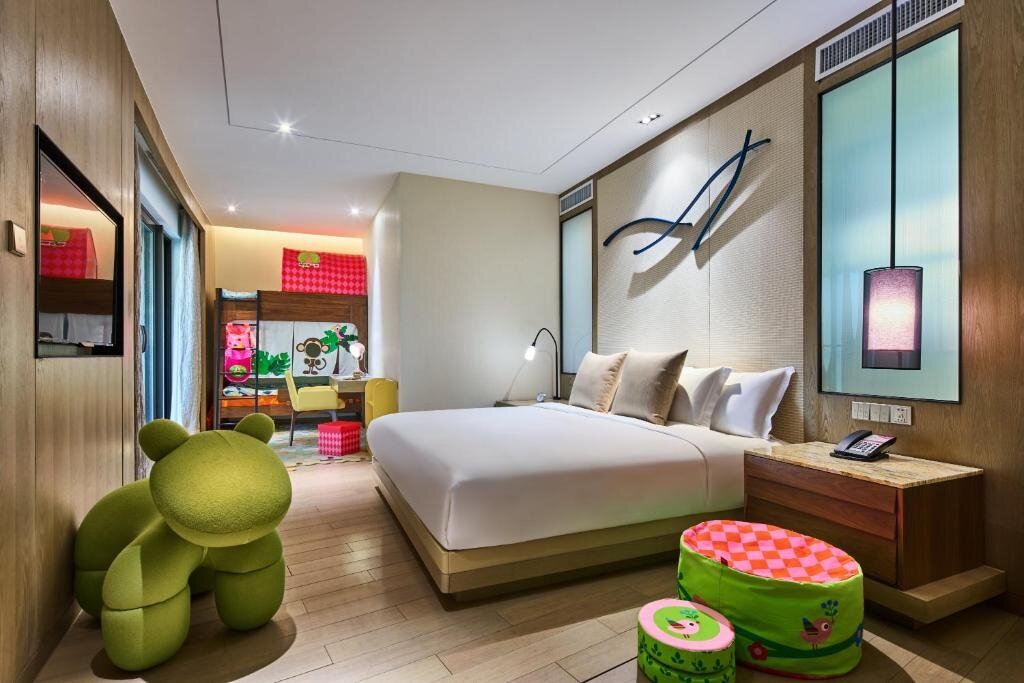 Standard Familie Zimmer mit Meerblick Crowne Plaza Ningbo Xiangshan Sea View