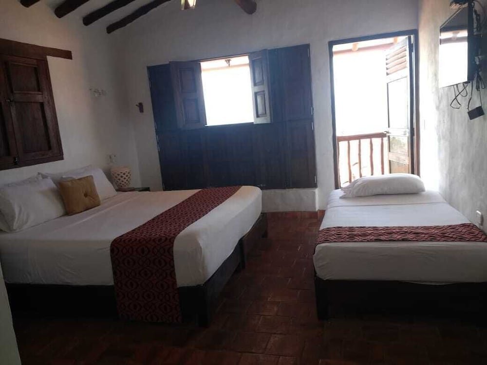 Standard Dreier Zimmer mit Balkon und mit Bergblick La Loma Hotel Barichara
