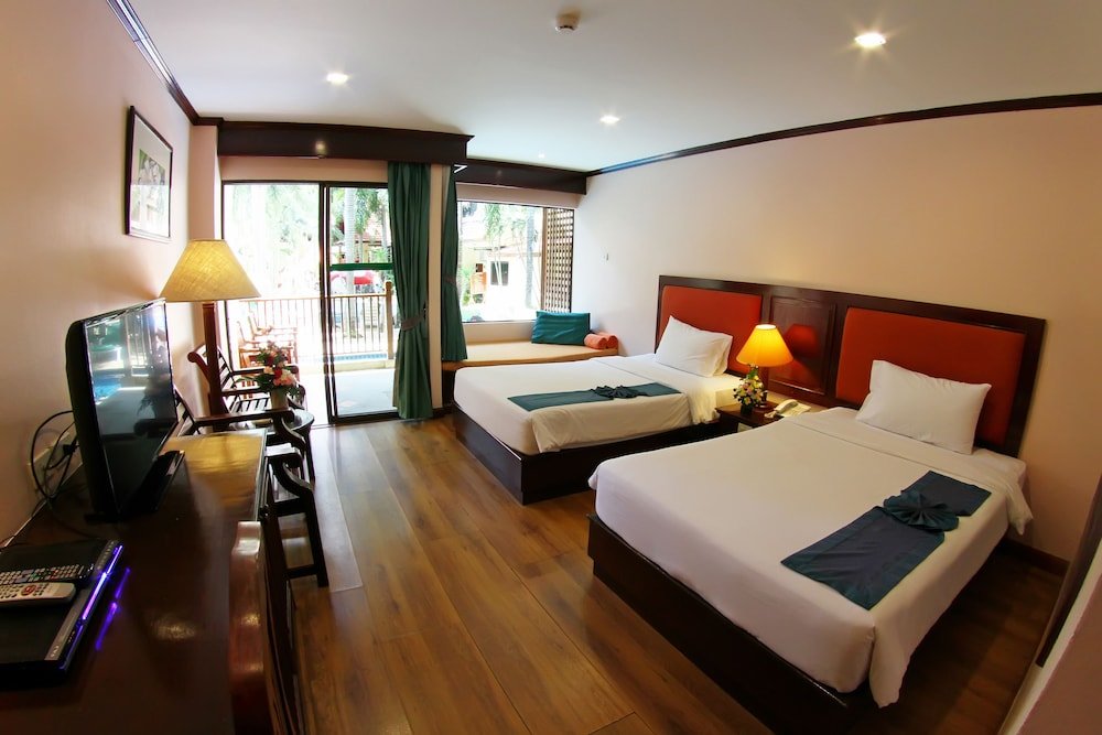 Standard Zimmer mit Balkon und mit Poolblick Baumanburi