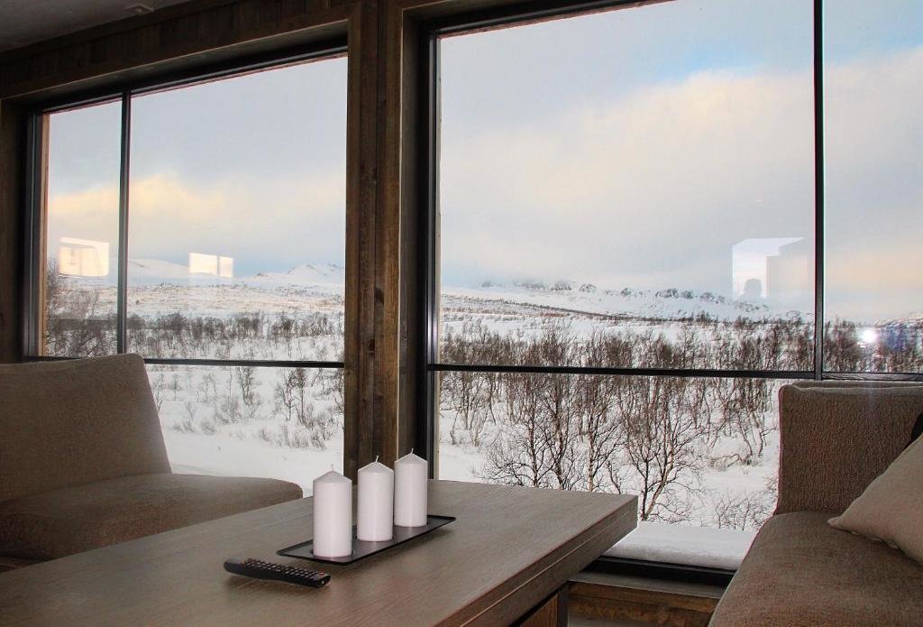 Коттедж с 5 комнатами с красивым видом из окна Hovden Fjellstoge