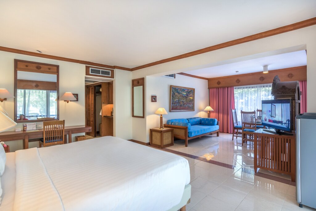 Junior suite con vista sul giardino Inna Bali Beach Garden
