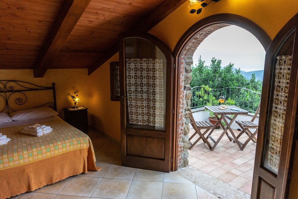Camera Standard 1 camera da letto con balcone e con vista Villa Nigro