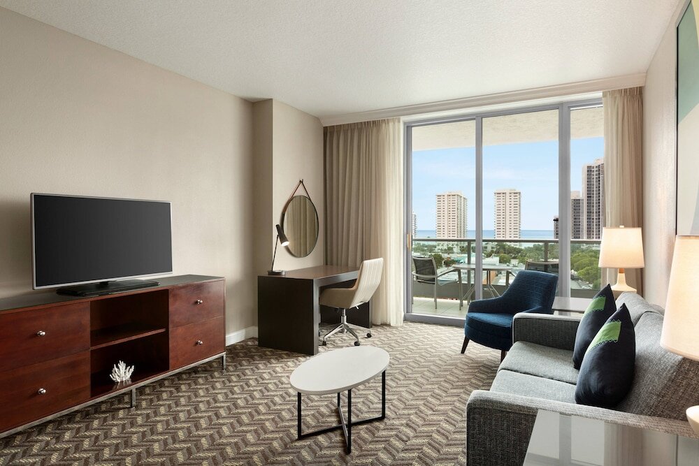Люкс c 1 комнатой с видом на город Residence Inn by Marriott Fort Lauderdale Intracoastal