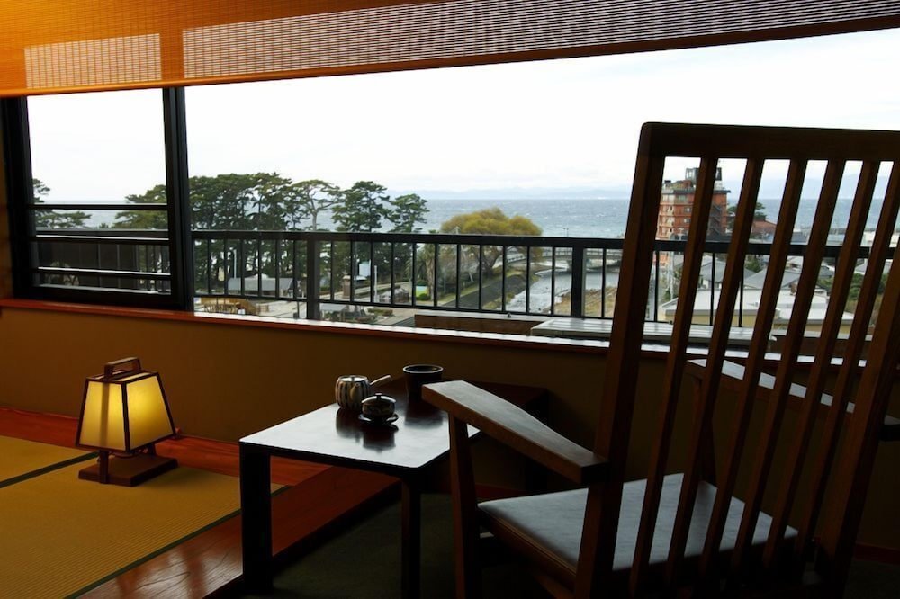 Standard chambre avec balcon et Vue sur l'océan Toi Fujiya Hotel