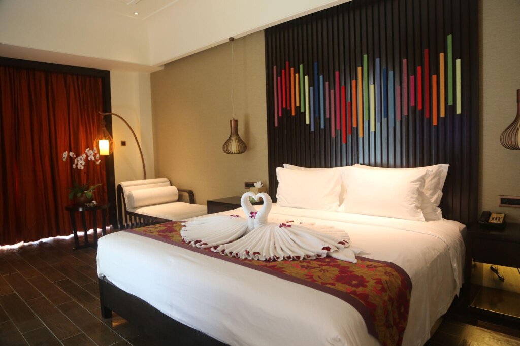 Deluxe Double room with garden view Mangrove Tree Resort World Sanya Bay Coconut Tree Hotel
