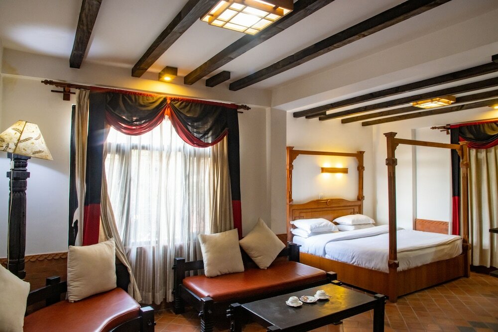 Deluxe chambre avec balcon Hotel Ganesh Himal