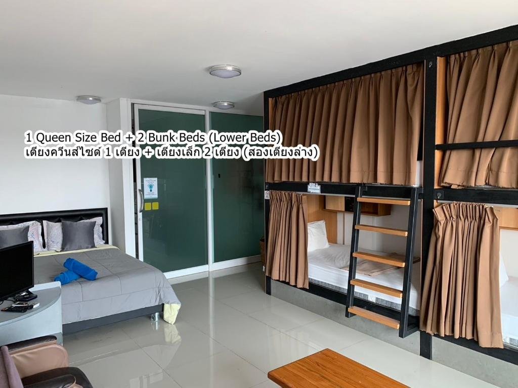 Standard Triple room HOMEY-Don Mueang Airport Hostel