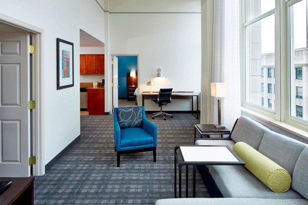 Suite 2 Schlafzimmer Residence Inn Milwaukee Downtown