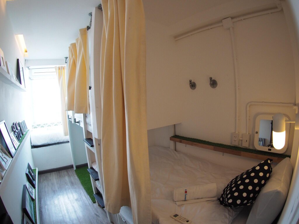 Кровать в общем номере Jetty Huahin Hostel