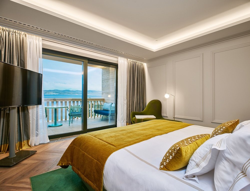 Camera doppia Deluxe con balcone e con vista mare Ikador Luxury Boutique Hotel & Spa