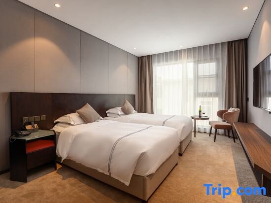 Doppel Suite 1 Schlafzimmer mit Blick Suzhou Overseas Chinese Hotel