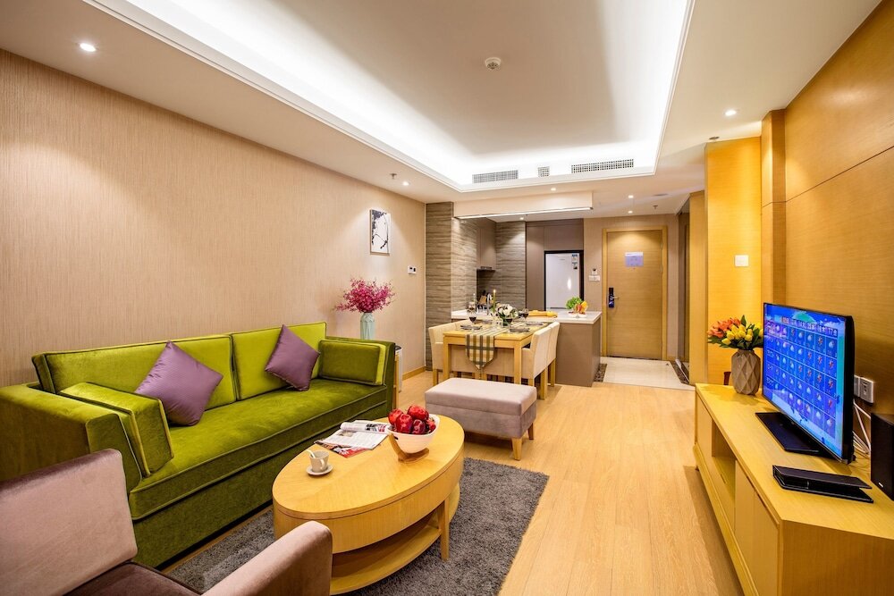 Апартаменты Premier с 2 комнатами Ariva Tianjin Zhongbei Hotel & Serviced Apartment