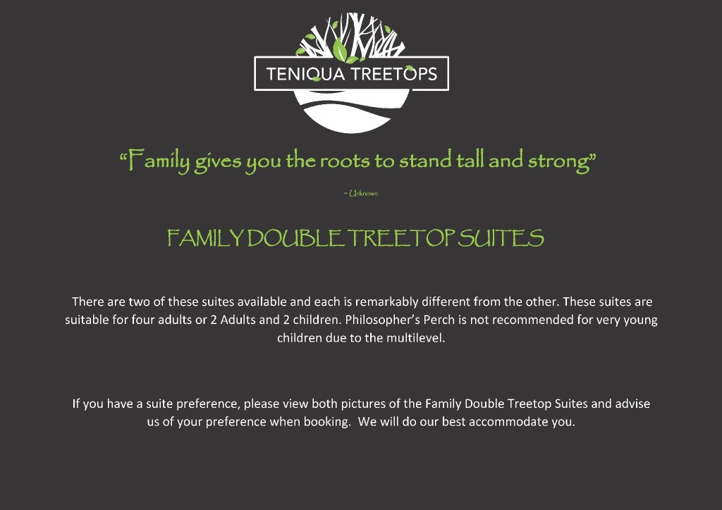 Семейный люкс Teniqua Treetops
