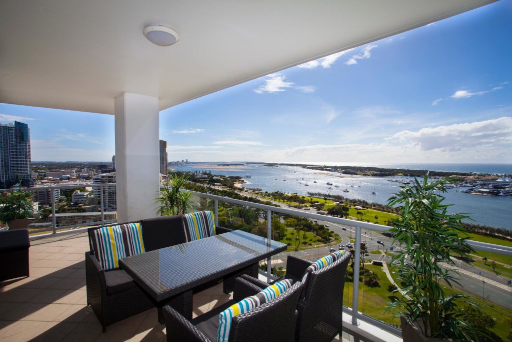 Habitación cuádruple Estándar 2 dormitorios con vista al océano Brighton on Broadwater Shores