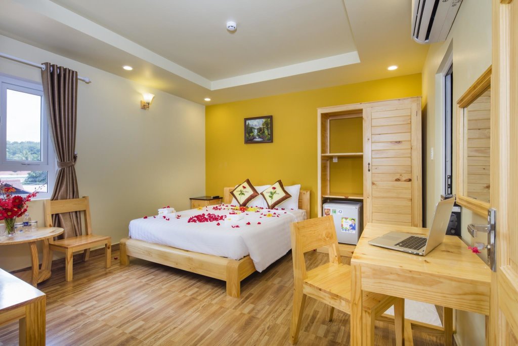 Deluxe double chambre Vue sur la ville Lucky Phu Quoc Hotel