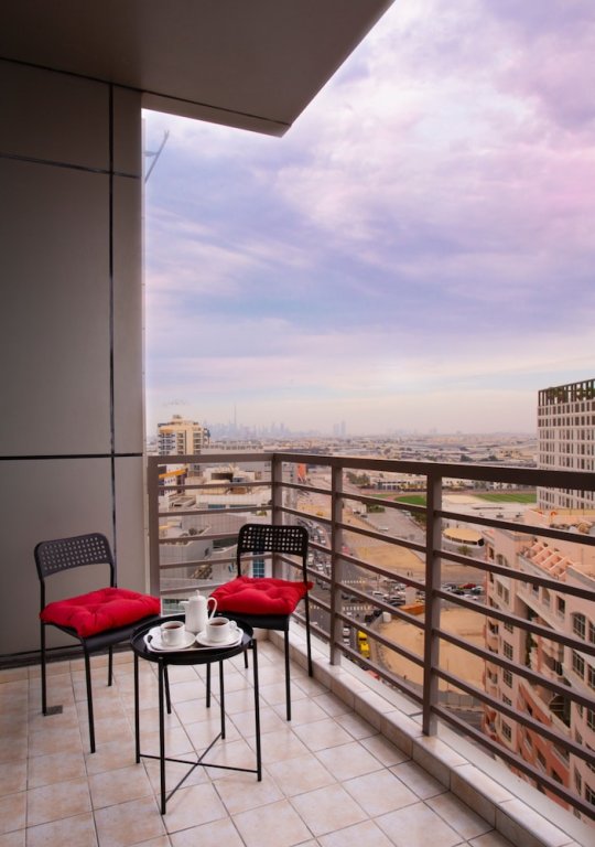 Deluxe Apartment 2 Schlafzimmer mit Balkon Icon Delux Hotel Apartment Barsha
