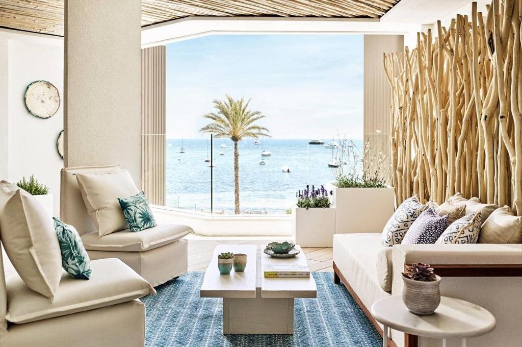 Suite 1 Schlafzimmer mit Meerblick Nobu Hotel Ibiza Bay