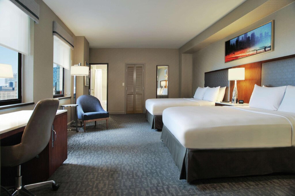 Quadruple room Hilton Chicago