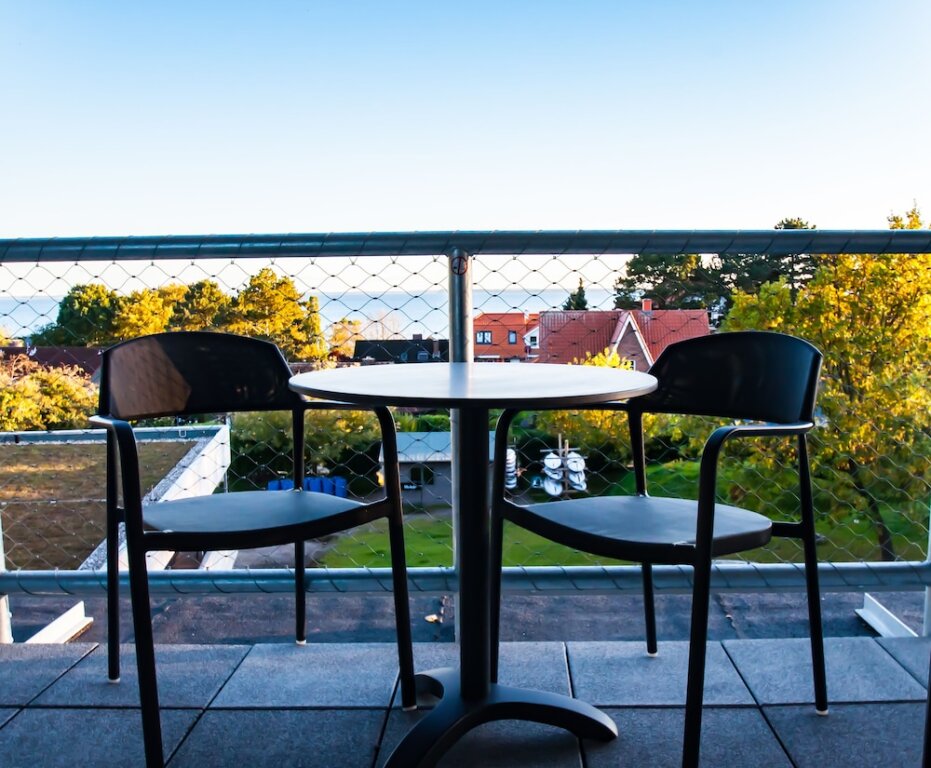 Standard Doppel Zimmer mit Balkon und mit Meerblick Strandkind - Dein Ostseehotel