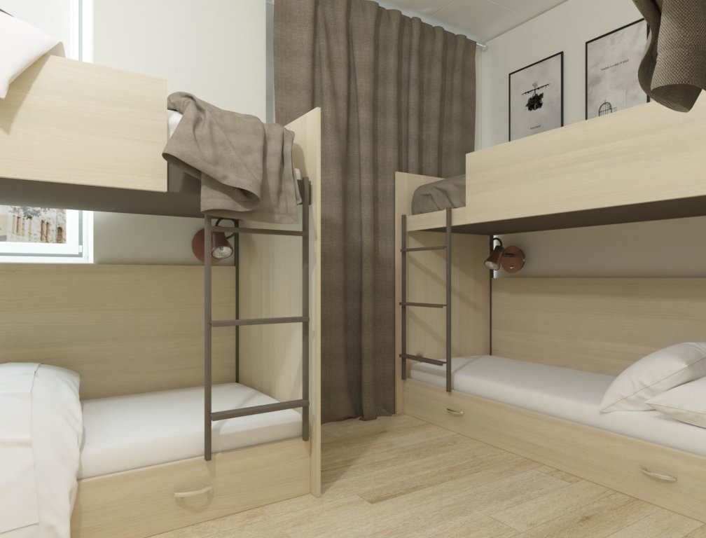 Cama en dormitorio compartido (dormitorio compartido femenino) Volga Hostel